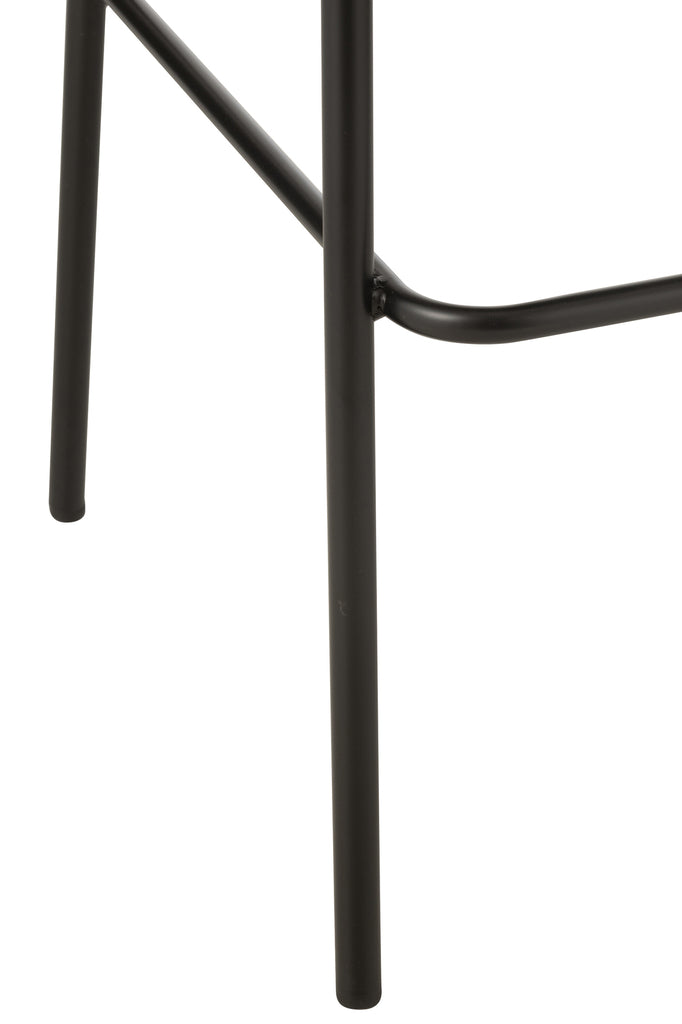 Bar Chair Lone Ply Wood/Metal Black/Grey - vivahabitat.com