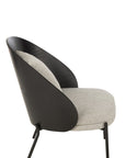 Lounge Chair Lone Wood/Metal Black/Grey - vivahabitat.com