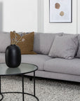 Venture Home Sofia Sofa - Black / Grey Fabric - vivahabitat.com