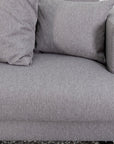 Venture Home Sofia Sofa - Black / Grey Fabric - vivahabitat.com