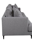 Venture Home Sofia Sofa - Black / Grey Fabric - vivahabitat.com