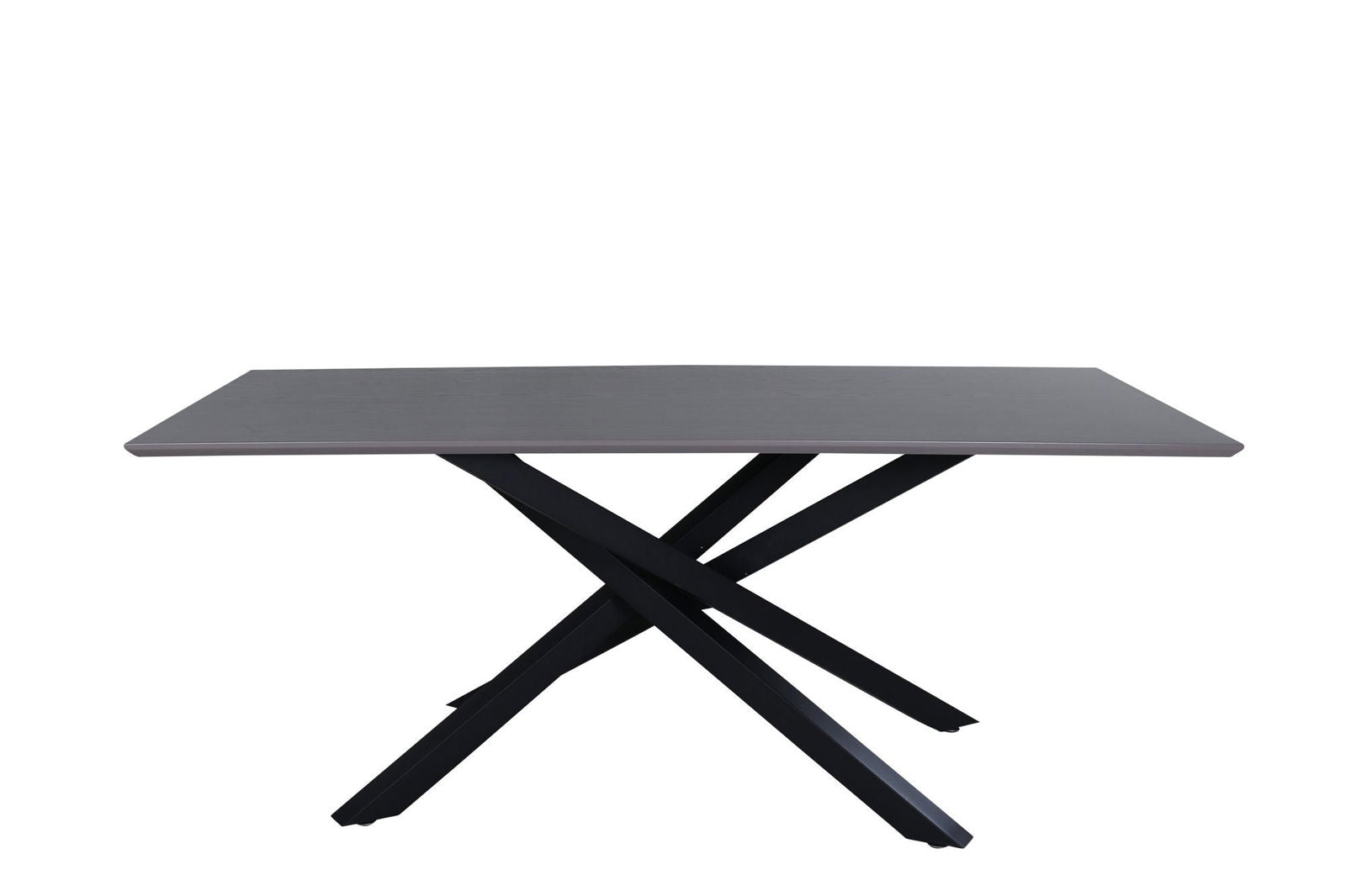 Venture Home Piazza Dining Table - Black / Grey Veneer - vivahabitat.com