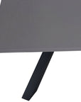 Venture Home Piazza Dining Table - Black / Grey Veneer - vivahabitat.com