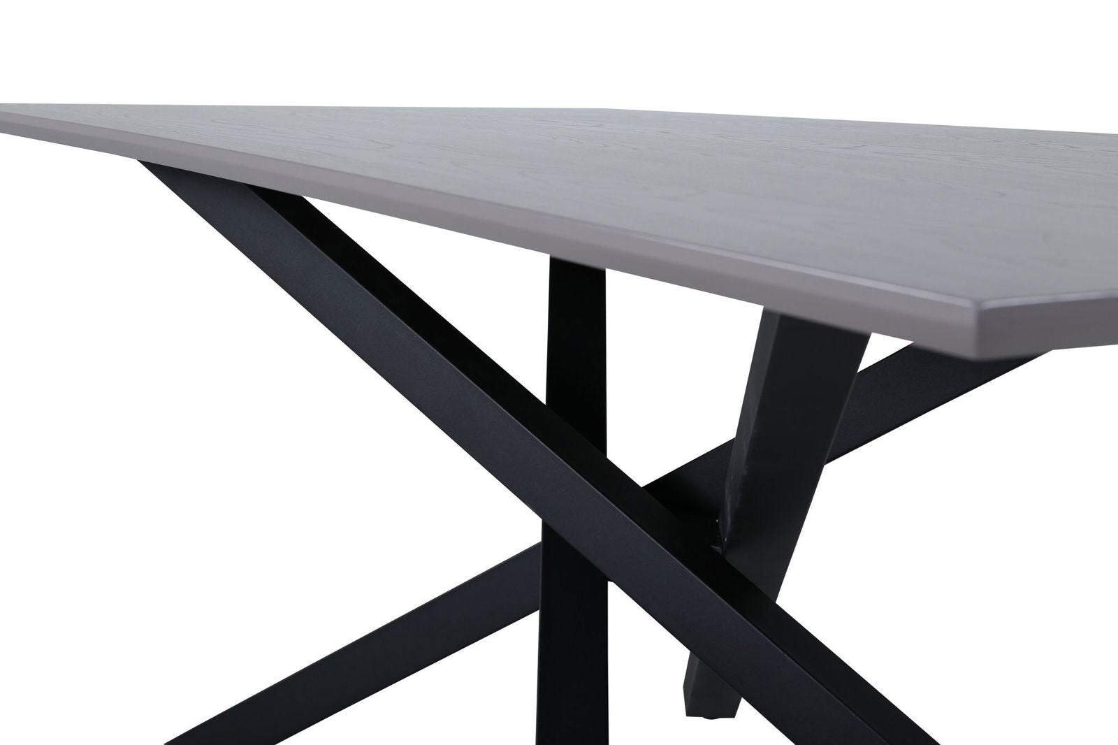 Venture Home Piazza Dining Table - Black / Grey Veneer - vivahabitat.com