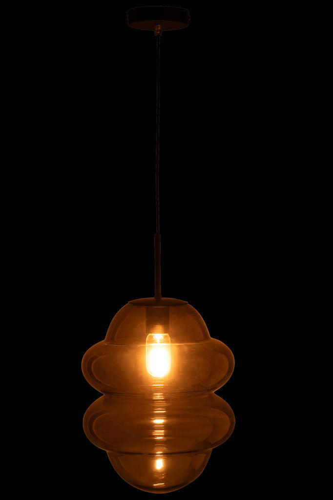 Hanging Lamp Honey Spoon Glass Grey - vivahabitat.com