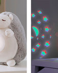 Hedgehog Soft Toy with White Noise and Nightlight Projector Spikey - vivahabitat.com