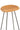 Bar Stool Teak Wood/Iron Natural - vivahabitat.com