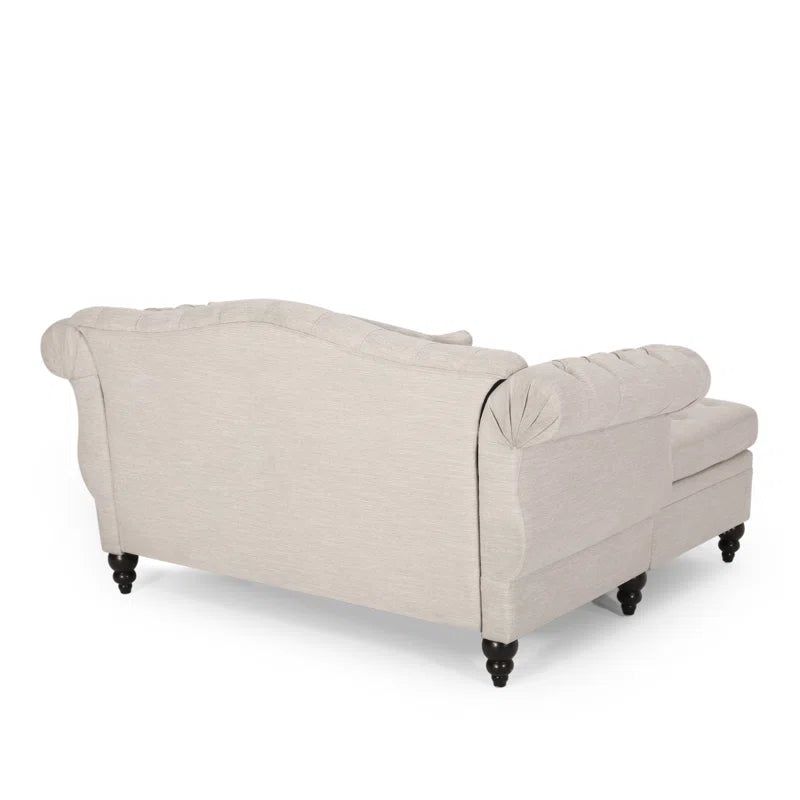 Lamm Upholstered Chaise Lounge - USA Shipping only - vivahabitat.com