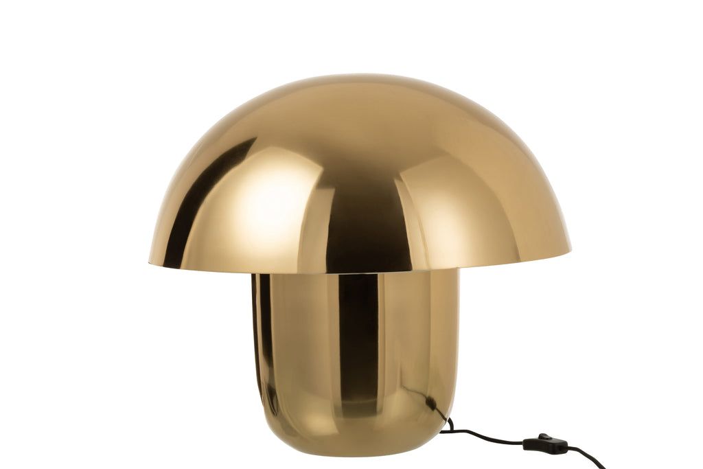 Lamp Mushroom Iron Gold Large - vivahabitat.com