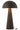 Lamp Mushroom Metal Matte Black Extra Large - vivahabitat.com