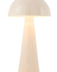 Lamp Mushroom Metal Shining White Extra Large - vivahabitat.com