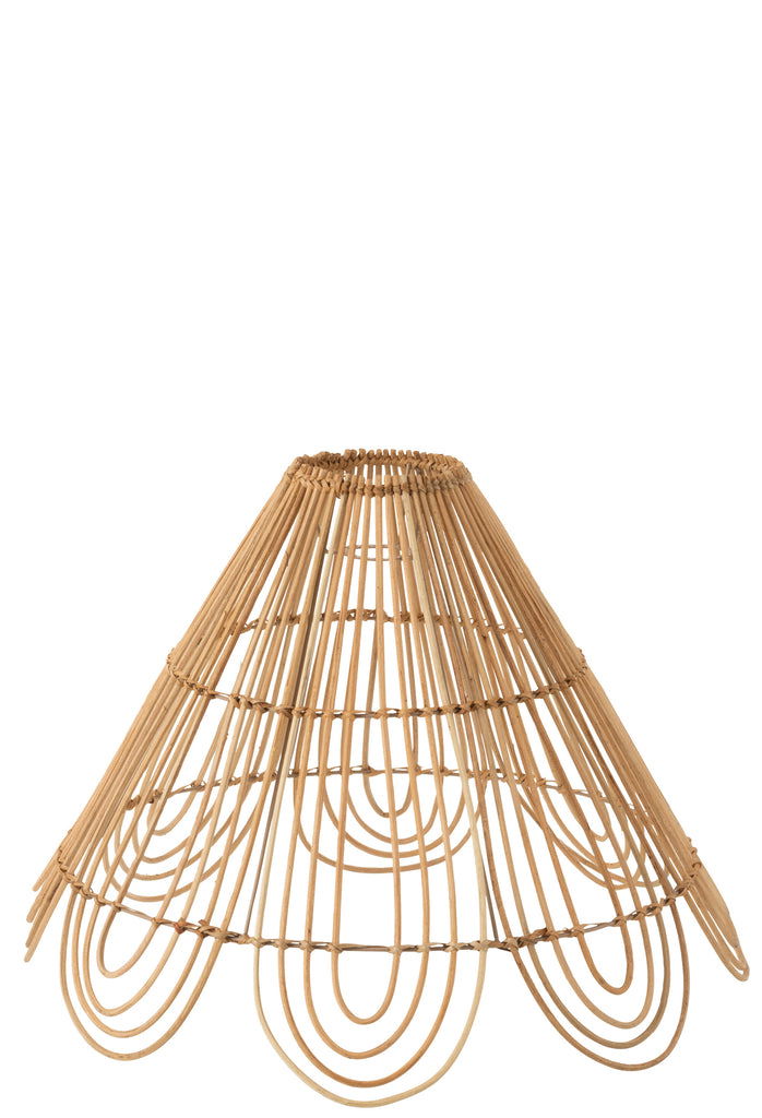 Lamp Shade Flower Rattan Natural - vivahabitat.com