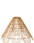 Lamp Shade Flower Rattan Natural - vivahabitat.com