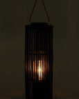 Lantern Tube Bamboo Black Large - vivahabitat.com