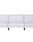 Venture Home Zoom 3-seat Sofa - Black / Light Beige Fabric - vivahabitat.com