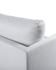 Venture Home Zoom 3-seat Sofa - Black / Light Beige Fabric - vivahabitat.com