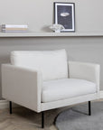 Venture Home Zoom Chair - Black / Light Beige Fabric - vivahabitat.com