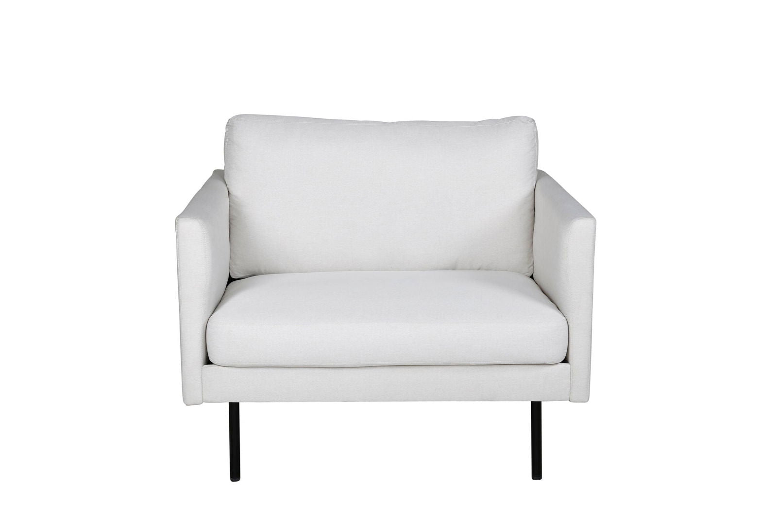 Venture Home Zoom Chair - Black / Light Beige Fabric - vivahabitat.com