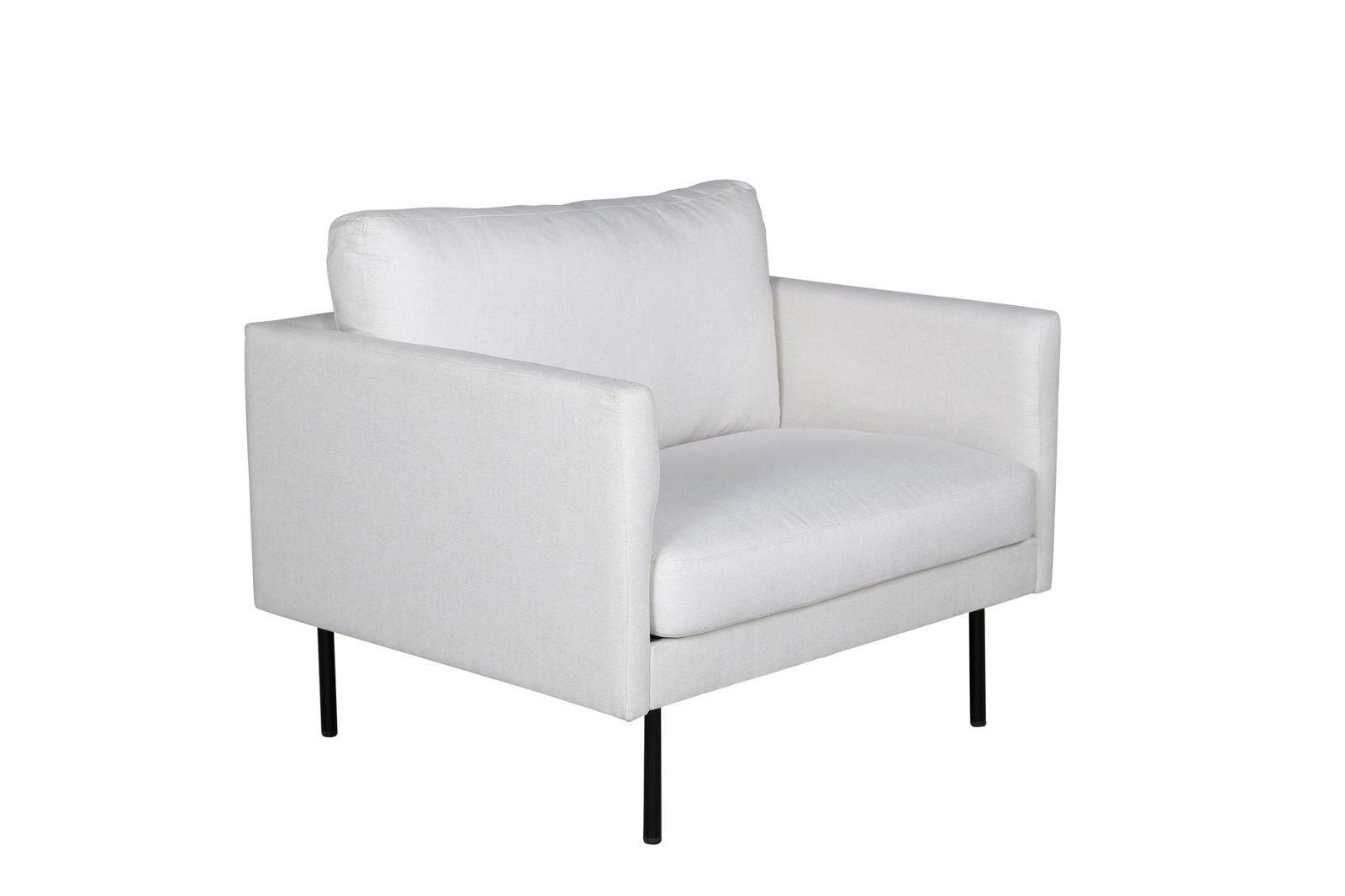 Venture Home Zoom Chair - Black / Light Beige Fabric - vivahabitat.com