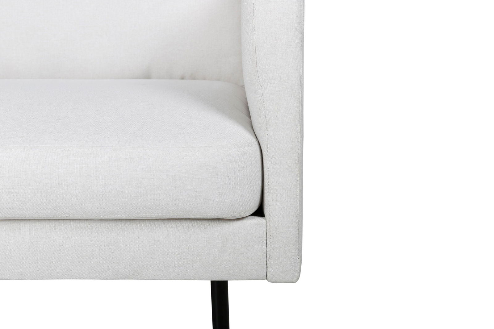 Venture Home Zoom Chair - Black / Light Beige Fabric - vivahabitat.com