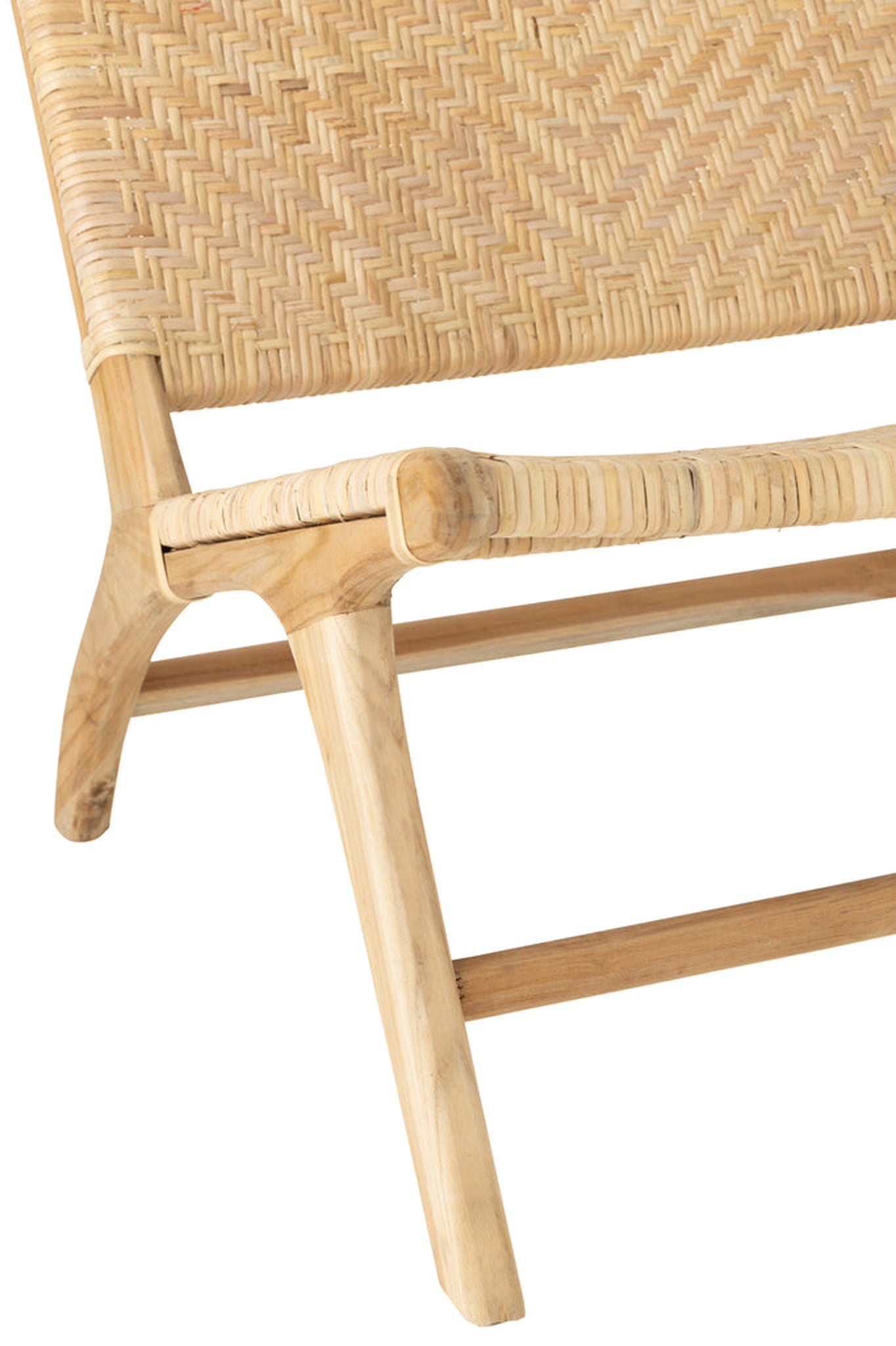 Lounge Chair Tight Weaving Rattan Natural - vivahabitat.com