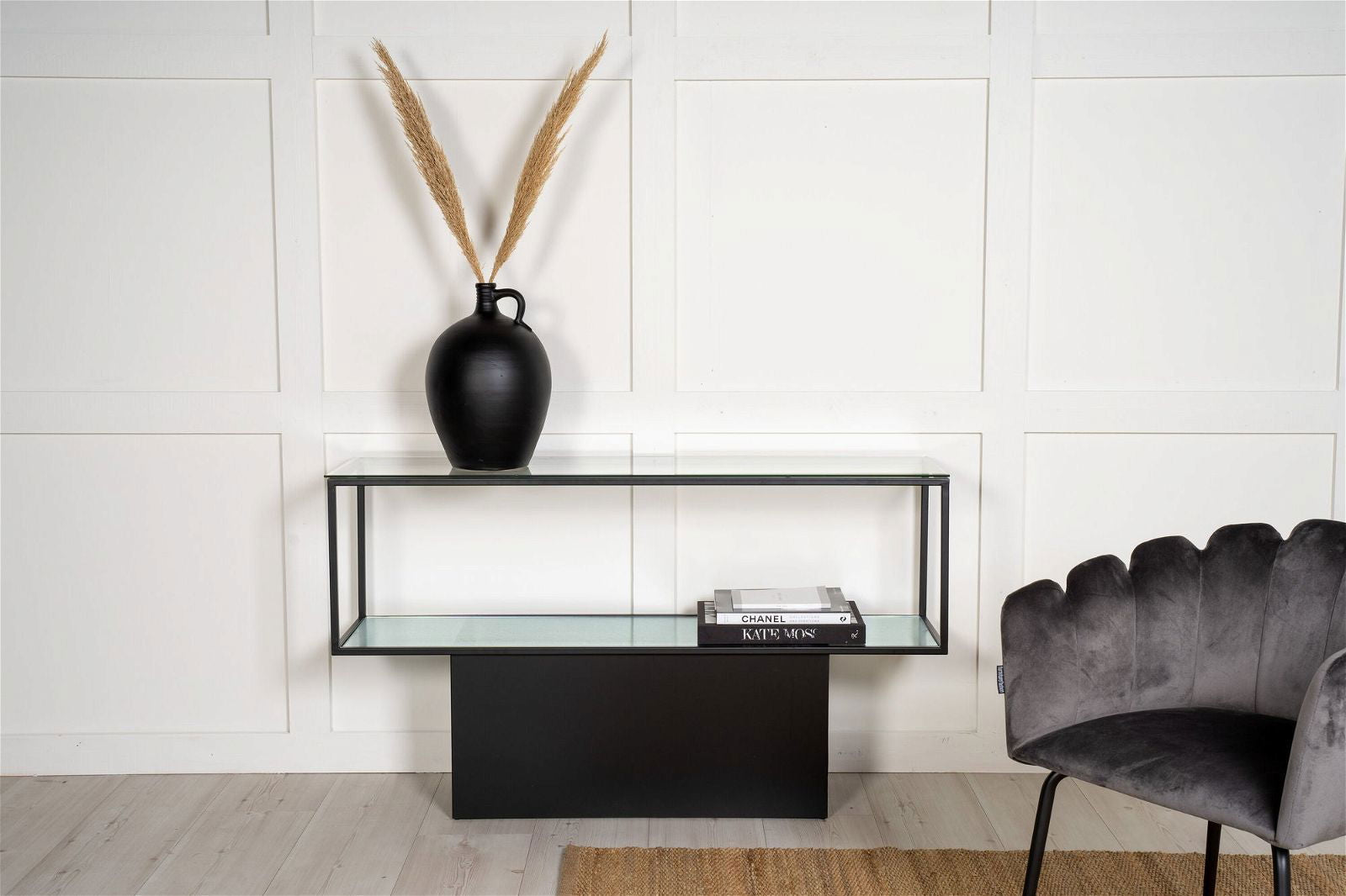 Maglehem - Shelf - Glass / Black - vivahabitat.com