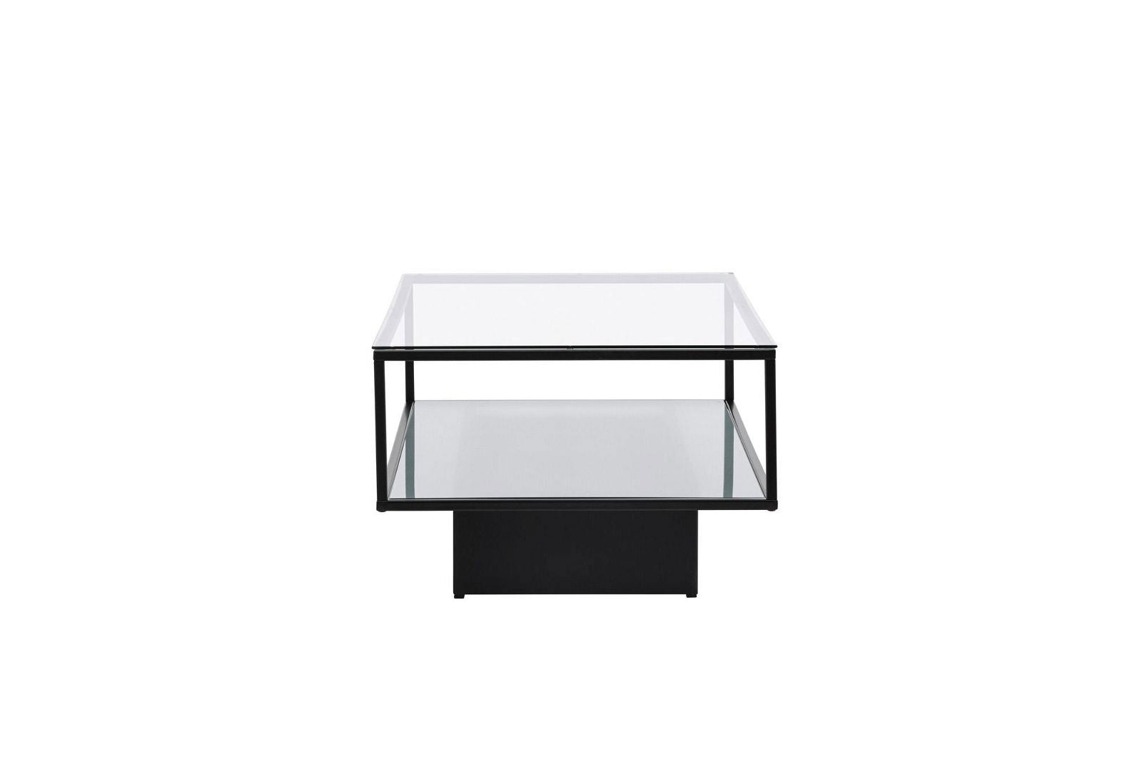 Maglehem - Sofa Table - Glass / Black - vivahabitat.com