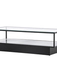 Maglehem - Sofa Table - Glass / Black - vivahabitat.com