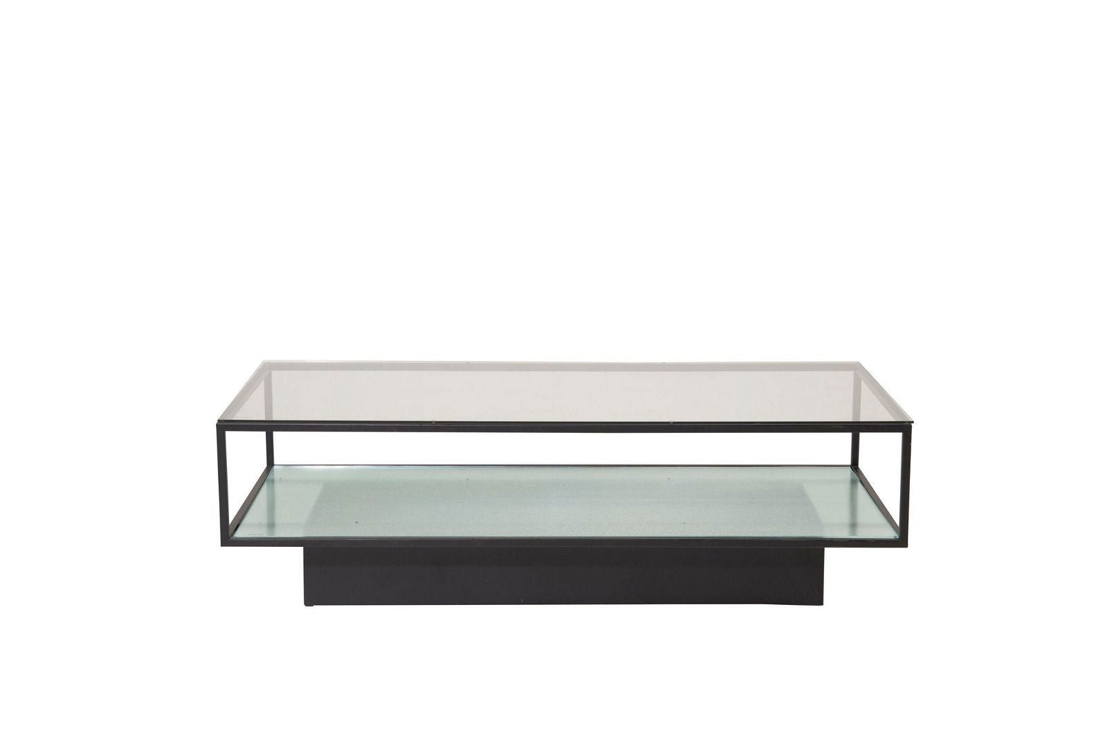 Maglehem - Sofa Table - Glass / Black - vivahabitat.com