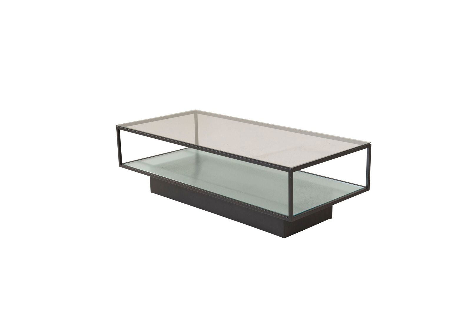 Maglehem - Sofa Table - Glass / Black - vivahabitat.com