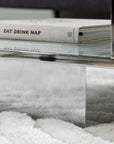 Maglehem Coffee Table  - Silver Chrome / Clear glass - vivahabitat.com