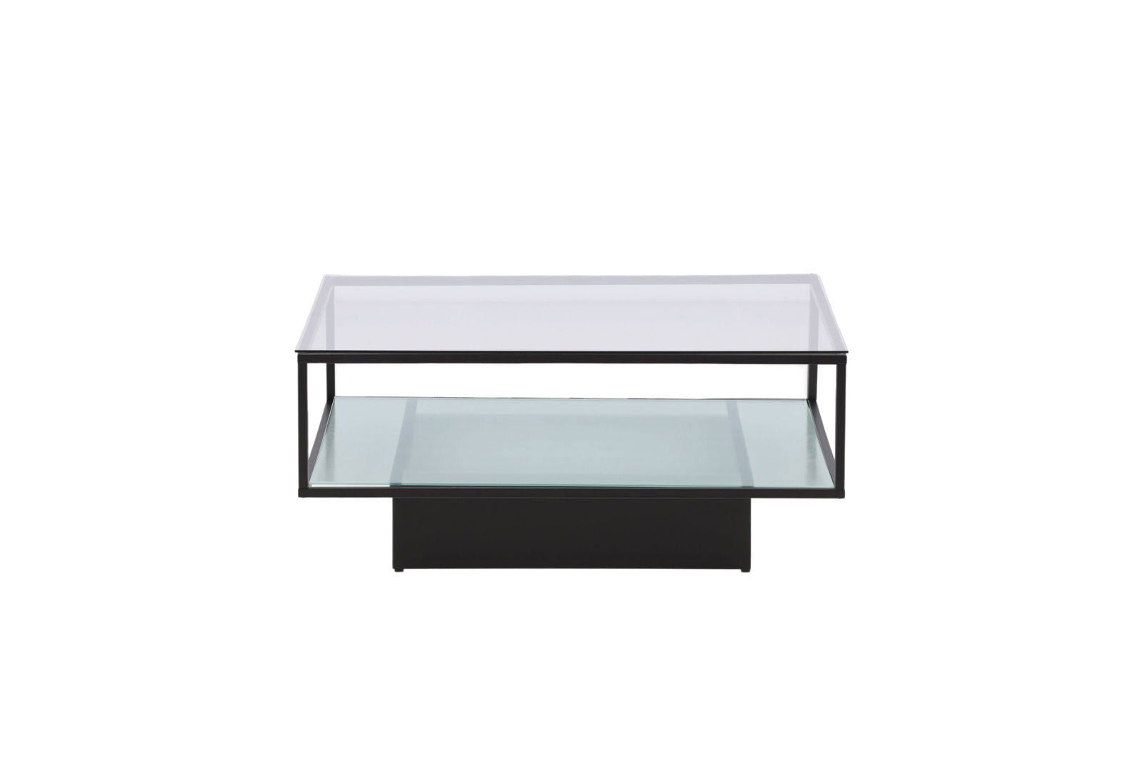 Maglehem Sofa Table - Black / Clear glass - vivahabitat.com