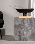 Venture Home York High Sofa Table - Grey / Marble look MDF - vivahabitat.com