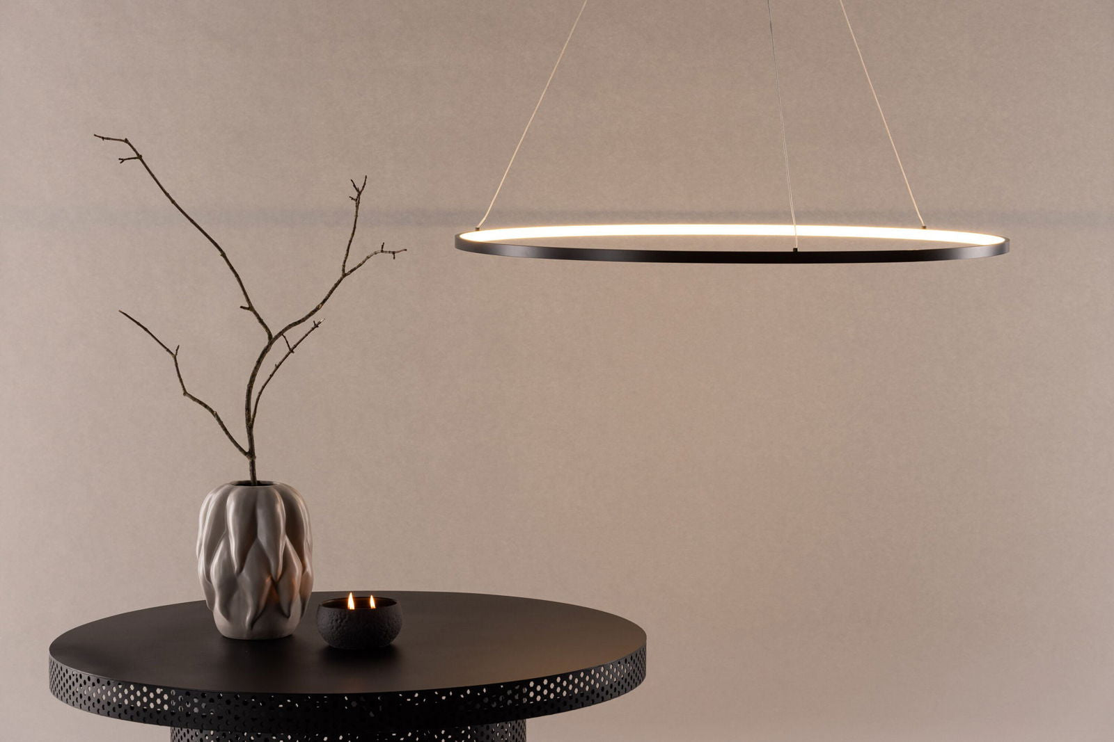 Vind Rödäng x Josefin Lustig - Pendant Lamp  - Black / Matte Black - vivahabitat.com