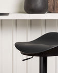 Venture Home Plaza Bar Table - Black / Black Mdf +Adesto Bar Chair - Black / Matte black ABS _2 - vivahabitat.com