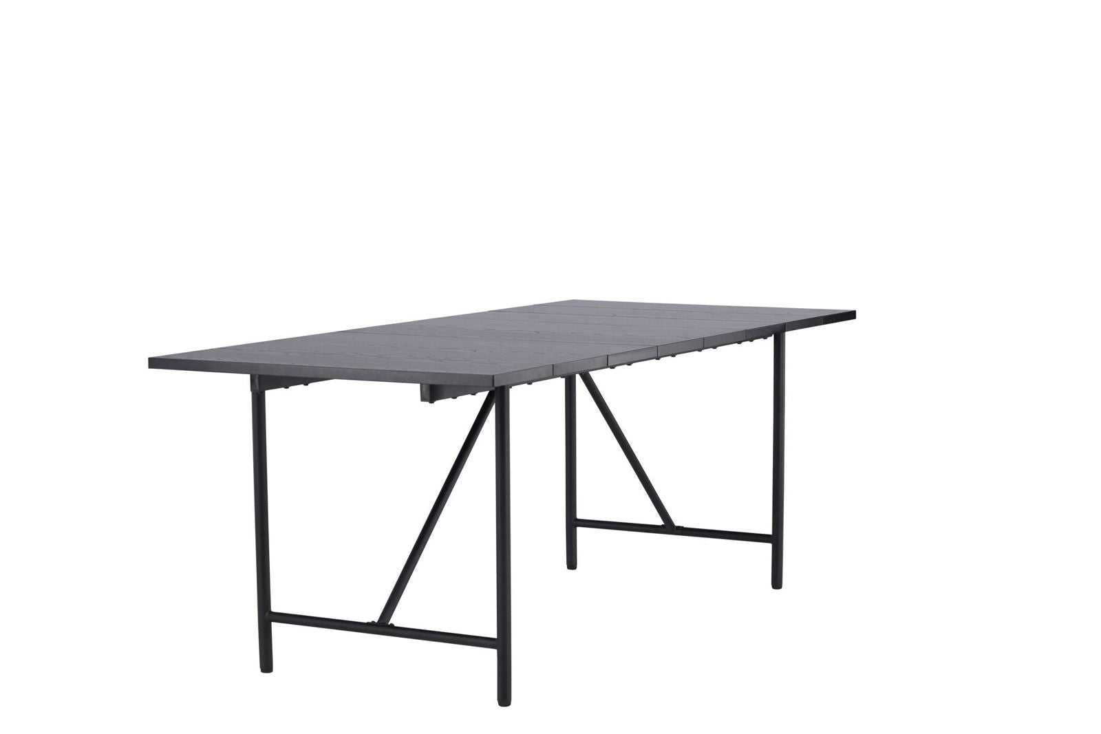 Venture Home Astrid Dining Table 200*75 - Matte black / Matte black MDF with veneer - vivahabitat.com