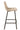 Barstool Olivier  Textile/Metal Beige - vivahabitat.com