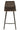 Barstool Olivier  Textile/Metal Brown - vivahabitat.com