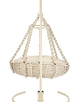 Hanging Chair+Cushion Octopus Rope/Metal White - vivahabitat.com