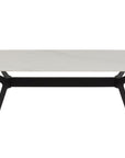 Table Rectangle Porcelain/Metal White - vivahabitat.com