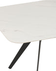 Table Rectangle Porcelain/Metal White - vivahabitat.com