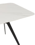 Table Rectangle Porcelain/Metal White - vivahabitat.com