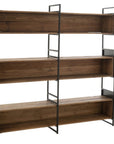 Shelf Rustik Recycled Wood/Metal Black/Natural Large - vivahabitat.com