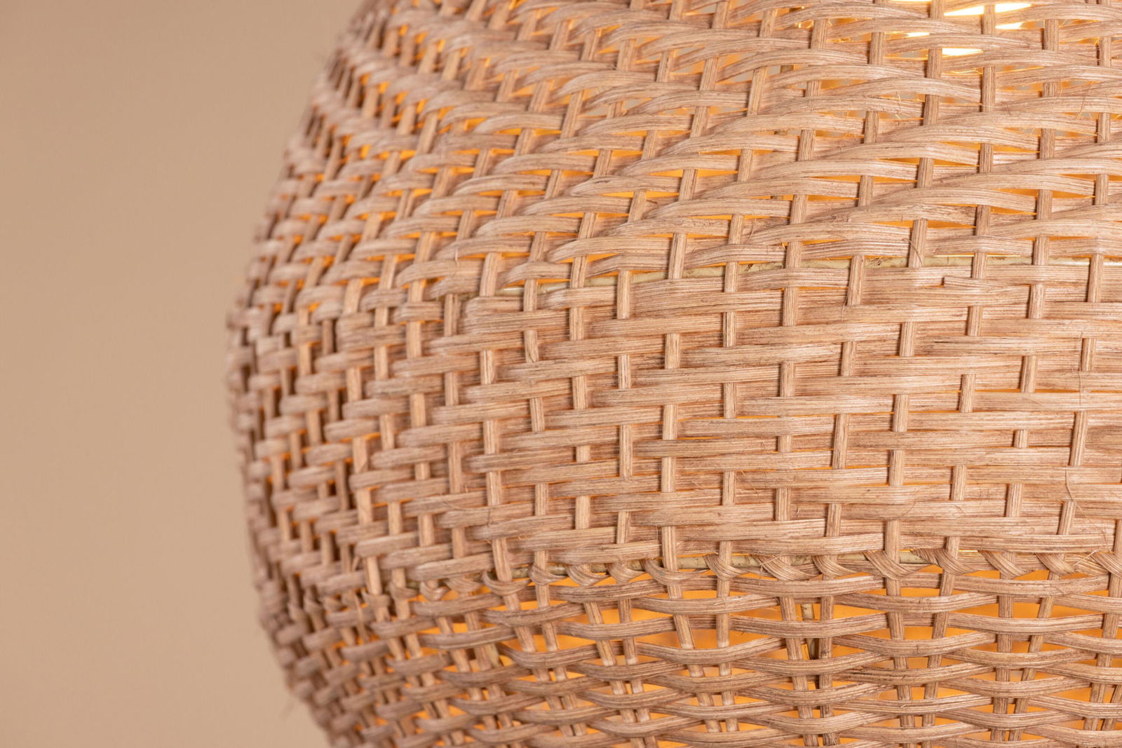 Venture Home Bastia Pendant Lamp Shade - Nature / Nature rattan - vivahabitat.com