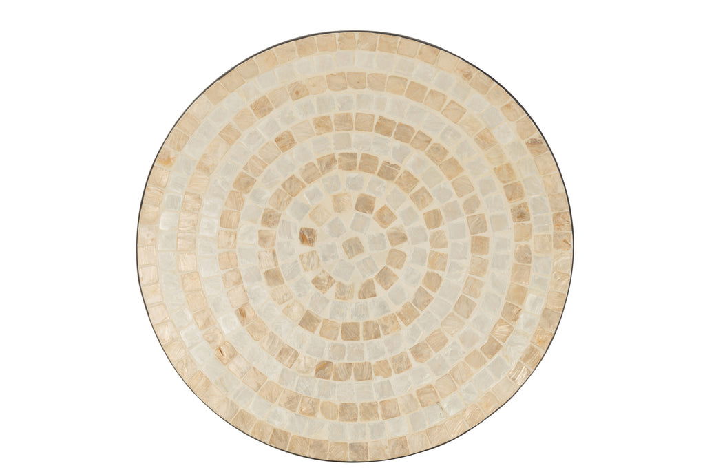 Tray Round Shells/Paper - vivahabitat.com