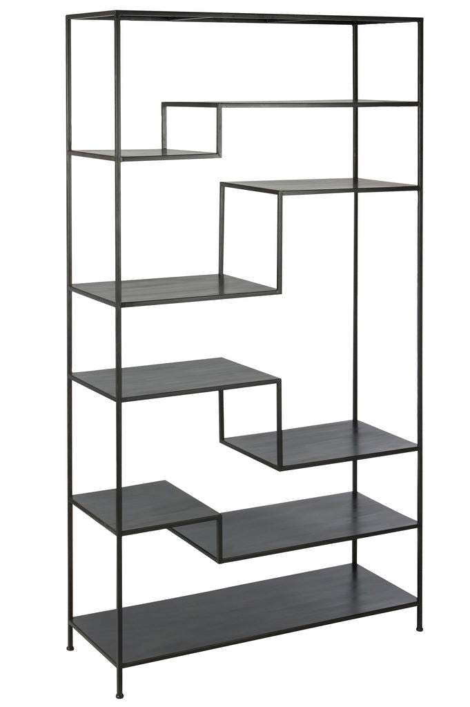 Rack 6 Levels Metal Black - vivahabitat.com