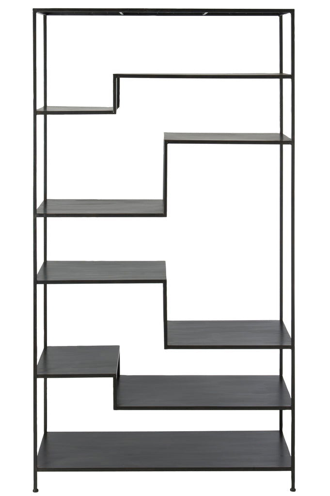 Rack 6 Levels Metal Black - vivahabitat.com