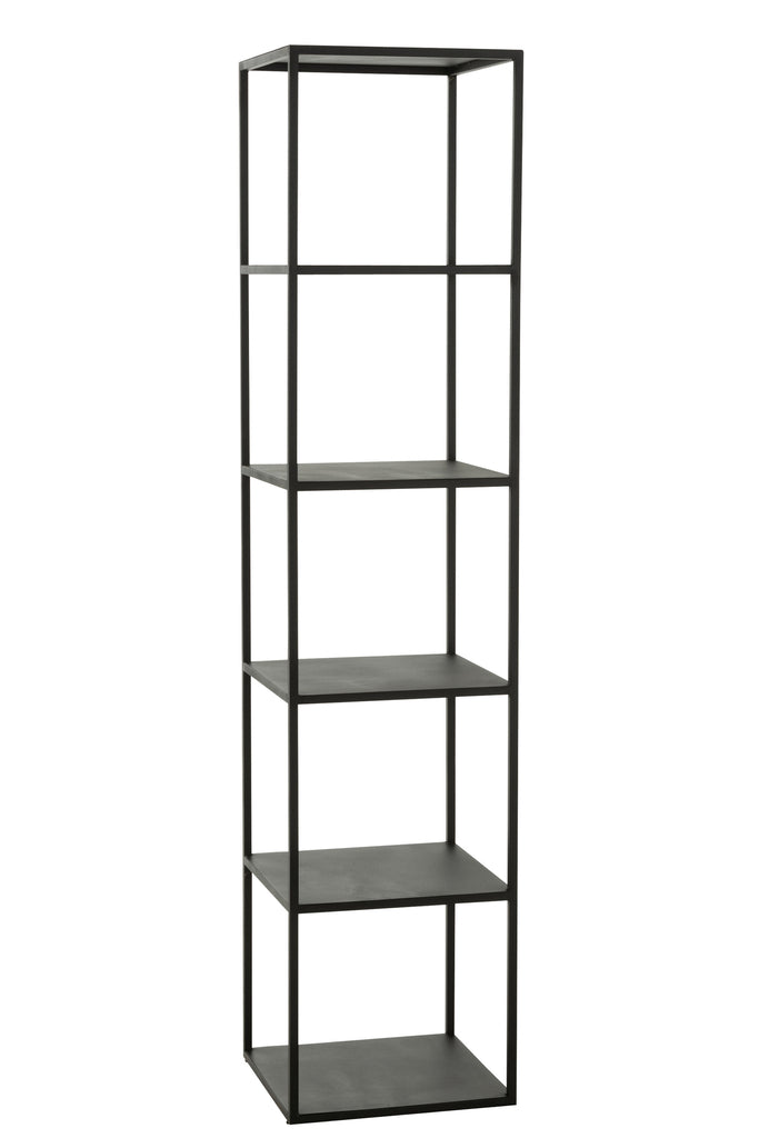 Shelving Rack 6 Levels Metal Black - vivahabitat.com