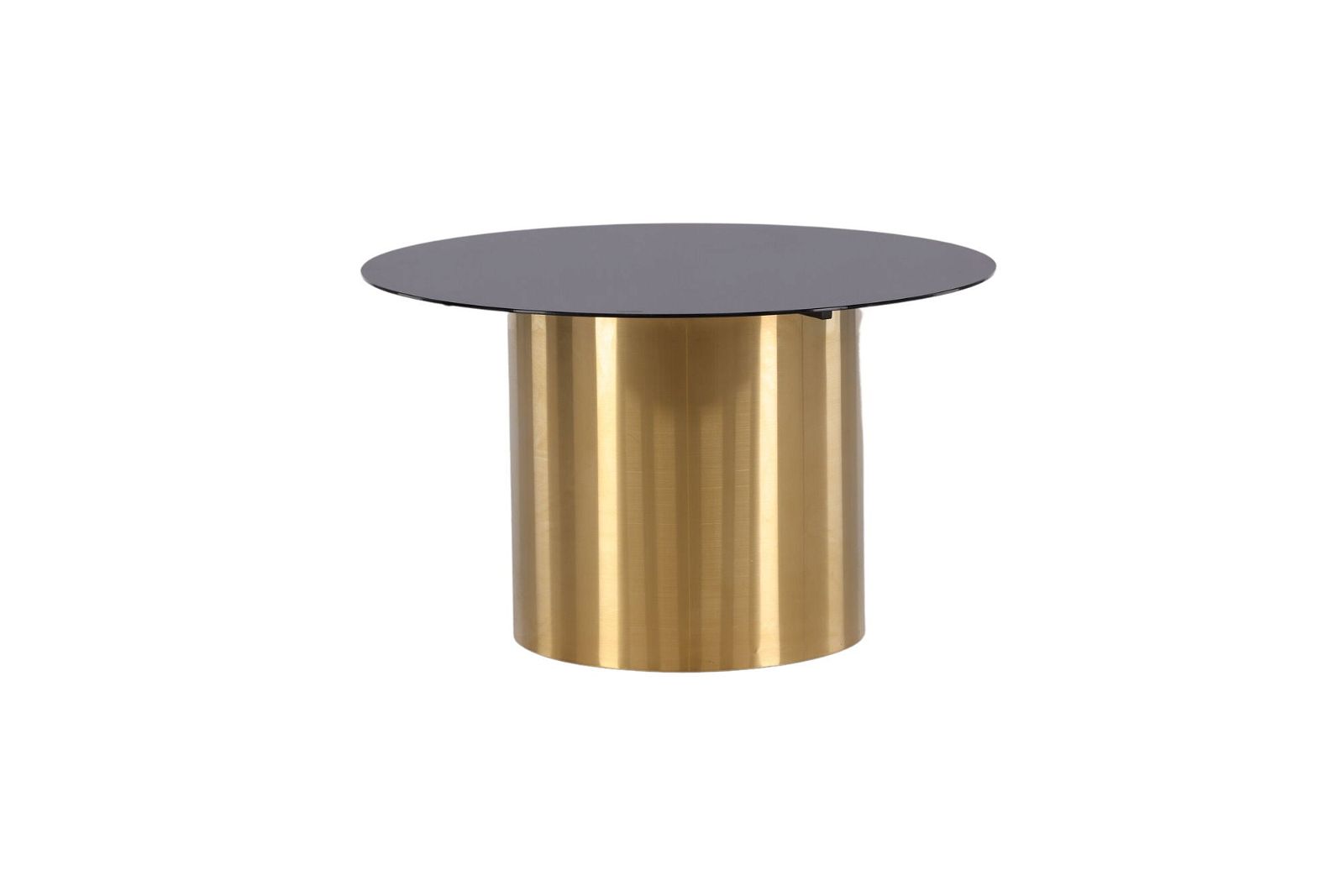 Ystad - Sofa Table - Smoked Glass / Shiny Brass - vivahabitat.com