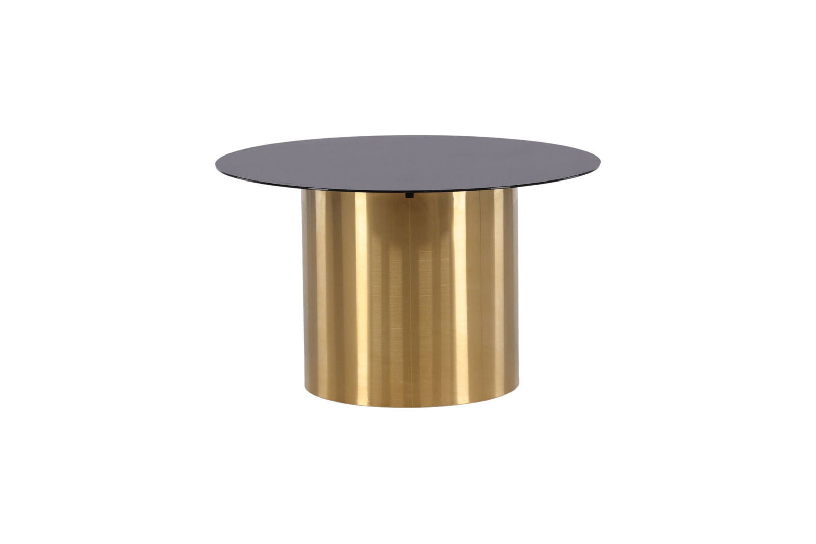 Ystad - Sofa Table - Smoked Glass / Shiny Brass - vivahabitat.com